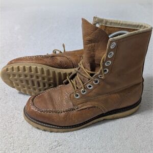 BF GoodRich Vintage Moc toe boot made in USA neoprene sole Size 8 Leather